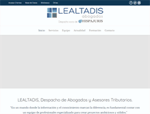 Tablet Screenshot of lealtadis.es